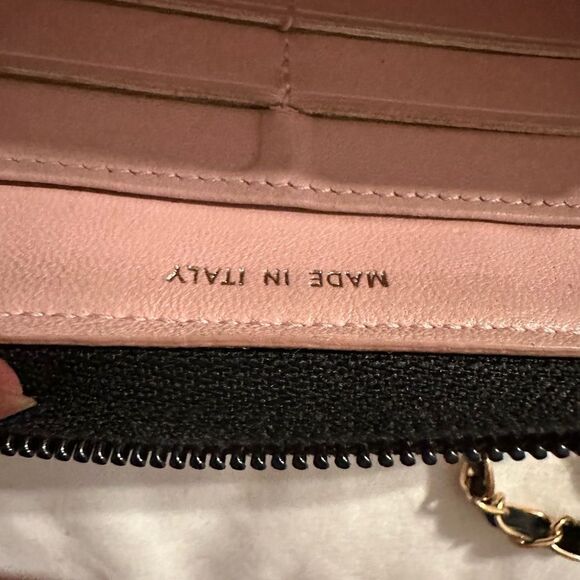 CHANEL Black Quilted Wallet with Gold Accent - Picture 10 of 14